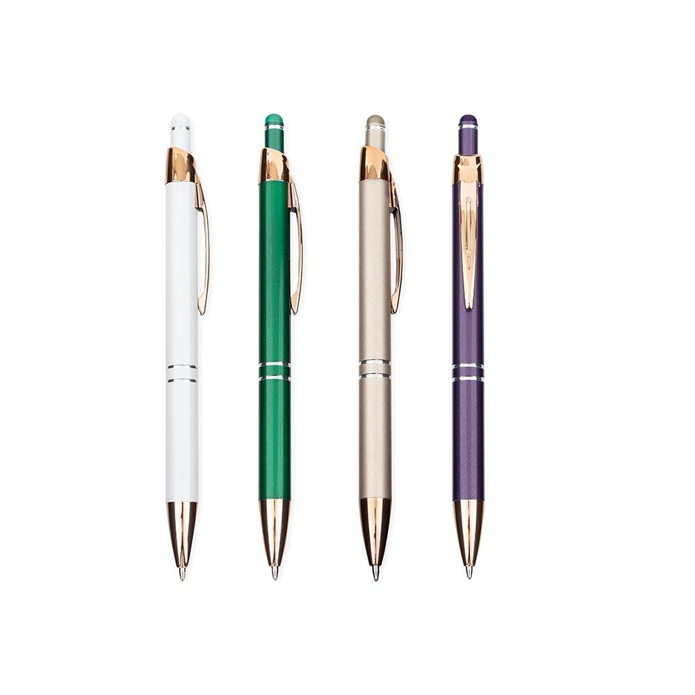 Caneta Metal Touch CA1601 na cor Roxo, brinde personalizado Sky Brindes