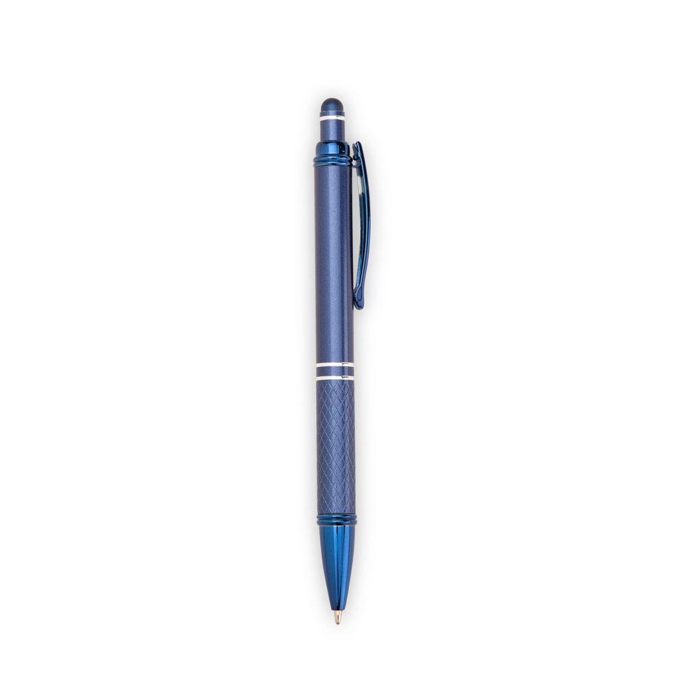 Caneta Metal Touch CA1602 na cor Azul, brinde personalizado Sky Brindes