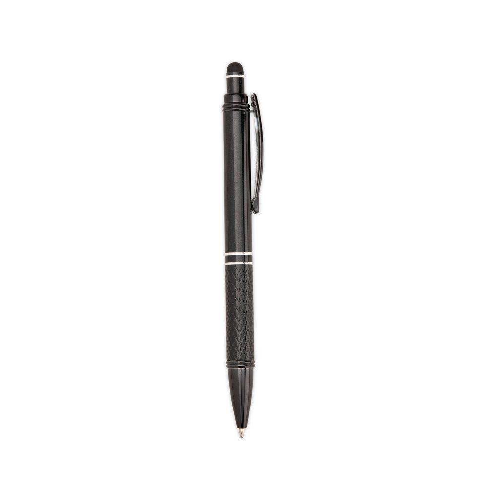 Caneta Metal Touch CA1602 na cor Preto, brinde personalizado Sky Brindes