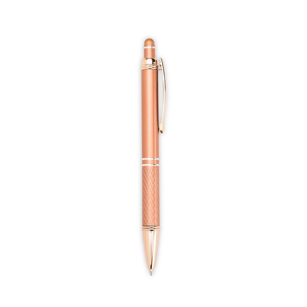 Caneta Metal Touch CA1602 na cor Rosé, brinde personalizado Sky Brindes