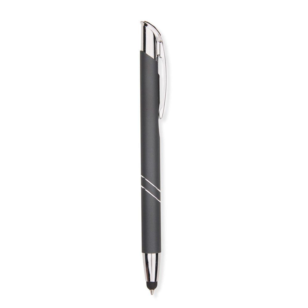 Caneta Metal Touch CA1603 na cor Chumbo, brinde personalizado Sky Brindes