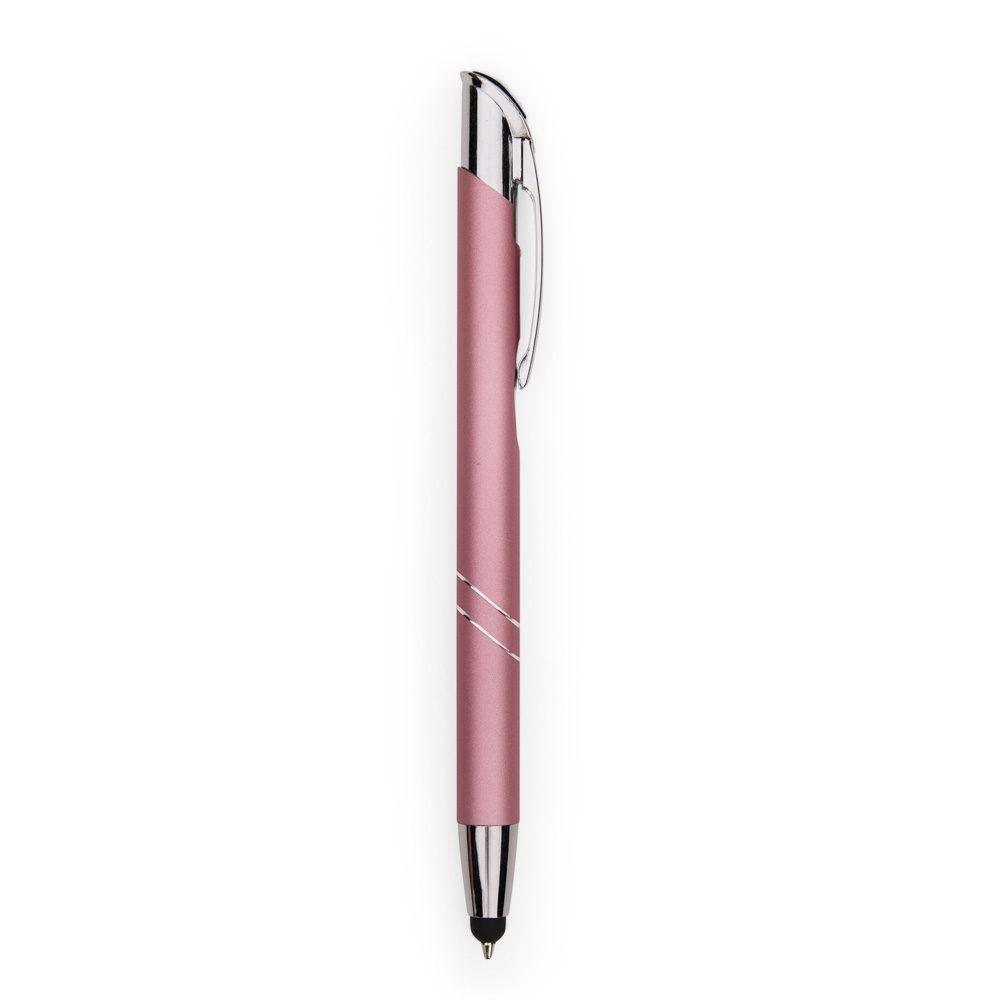 Caneta Metal Touch CA1603 na cor Rosé, brinde personalizado Sky Brindes