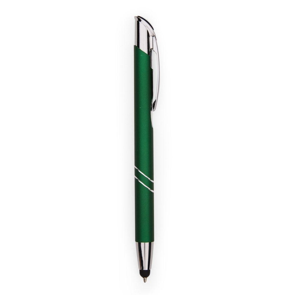 Caneta Metal Touch CA1603 na cor Verde, brinde personalizado Sky Brindes