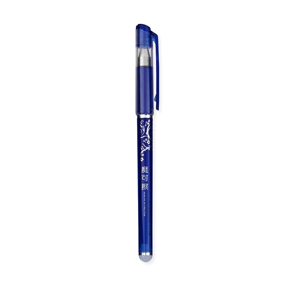 Caneta plástica CA1629 na cor Azul, brinde personalizado Sky Brindes