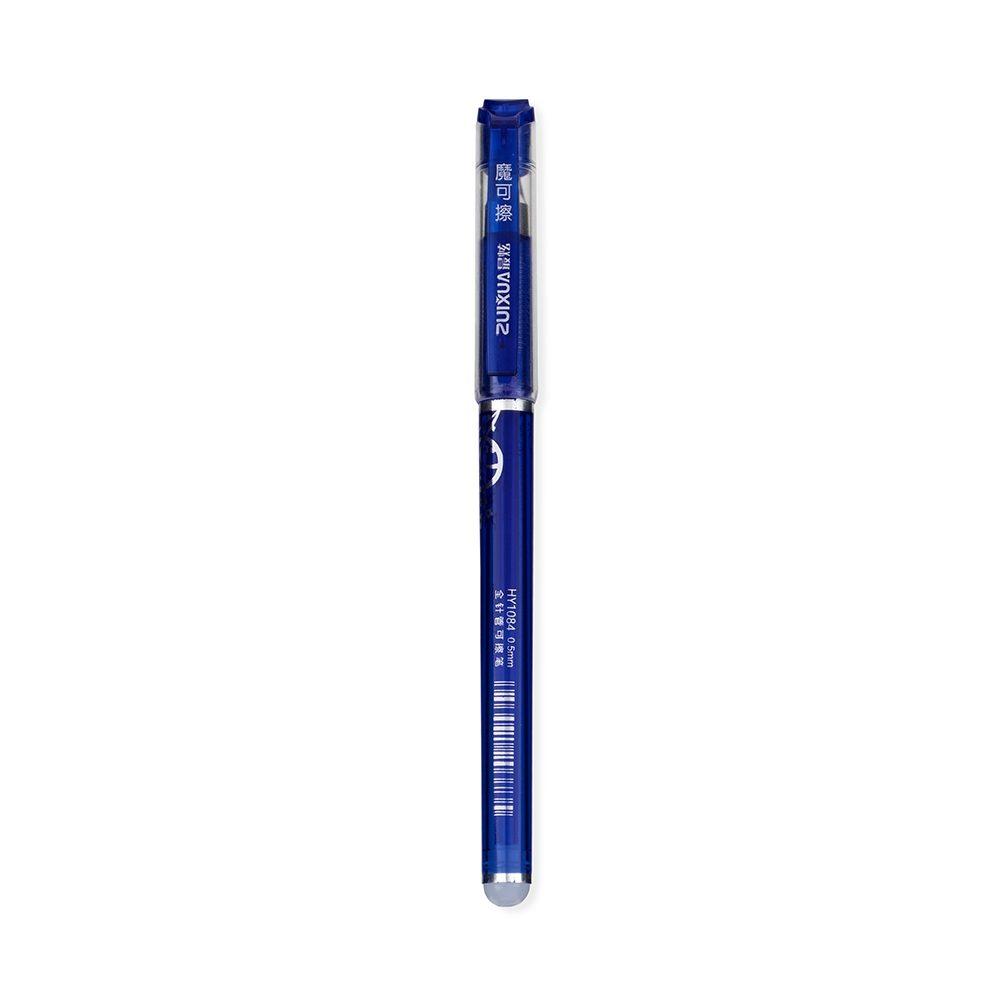 Caneta plástica CA1629 na cor Azul, brinde personalizado Sky Brindes