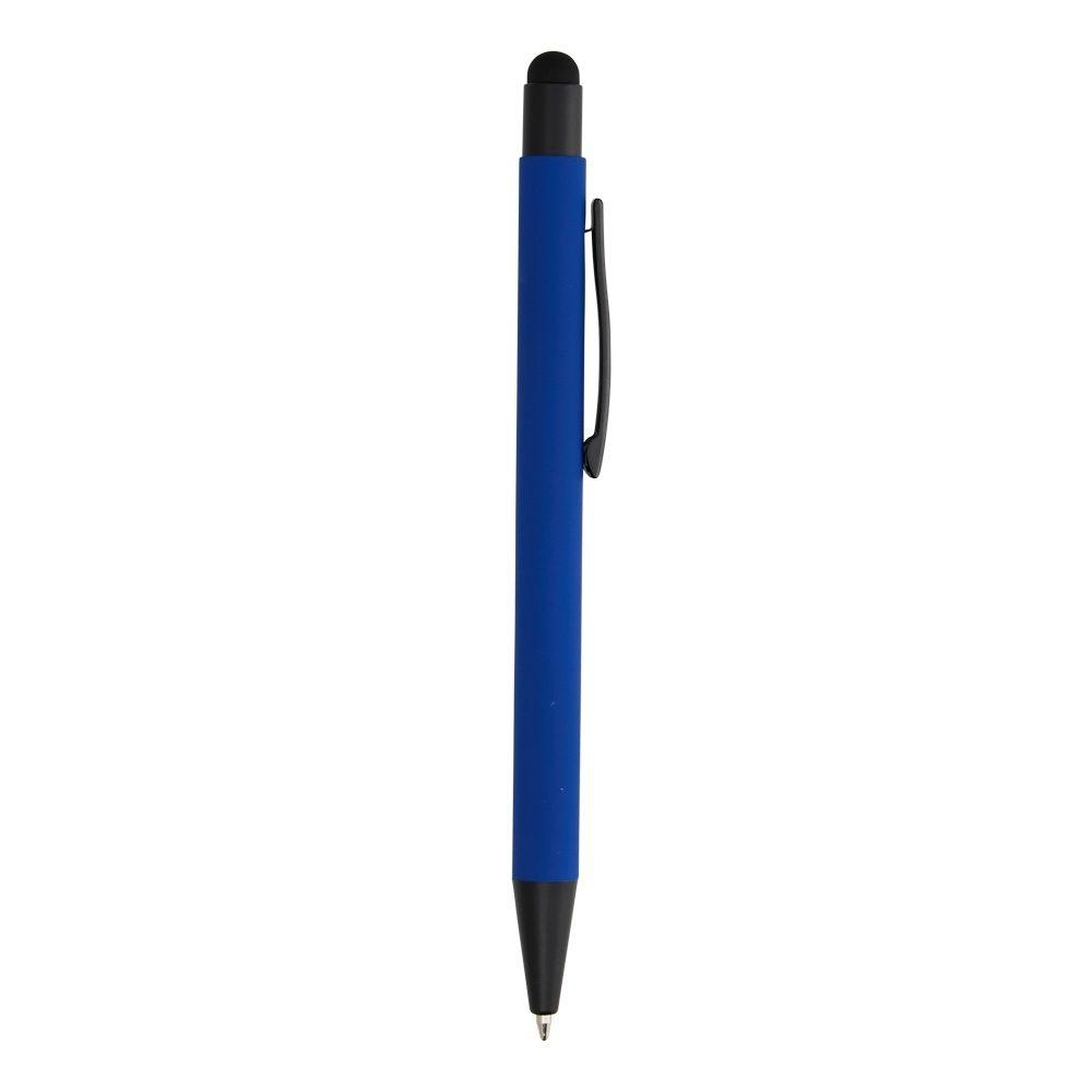 Caneta metal touch CA1631 na cor Azul escuro, brinde personalizado Sky Brindes