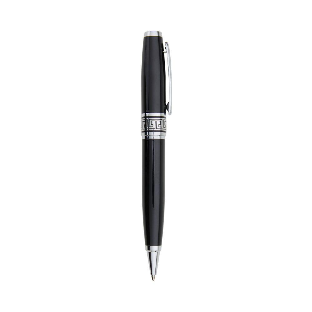 Caneta metal CA1632 na cor Preto, brinde personalizado Sky Brindes