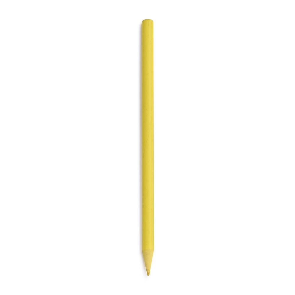 Lápis marcador de tecido CA1635 na cor Amarelo, brinde personalizado Sky Brindes