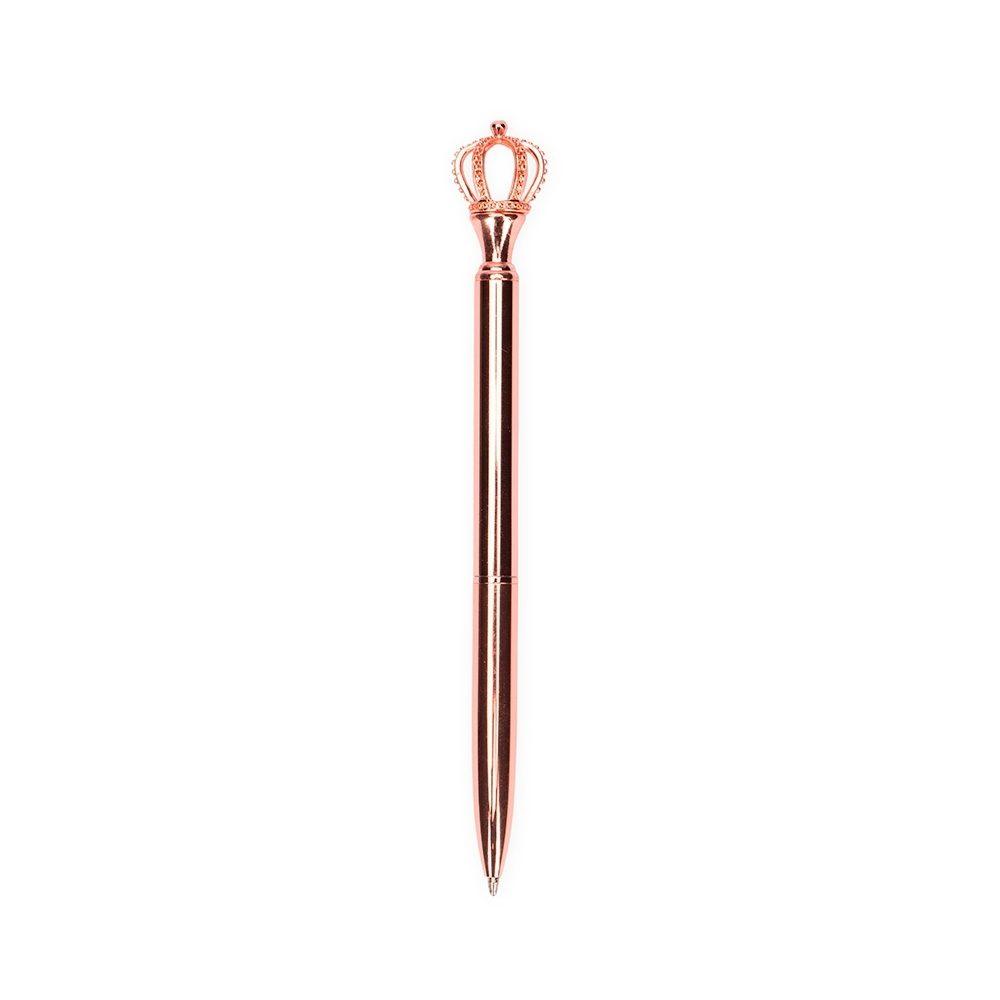 Caneta metal coroa CA1643 na cor Cobre e cobre, brinde personalizado Sky Brindes