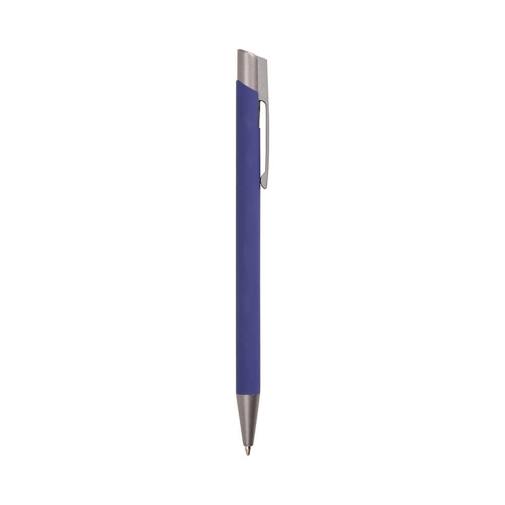 Caneta metal CA1671 na cor Azul escuro, brinde personalizado Sky Brindes
