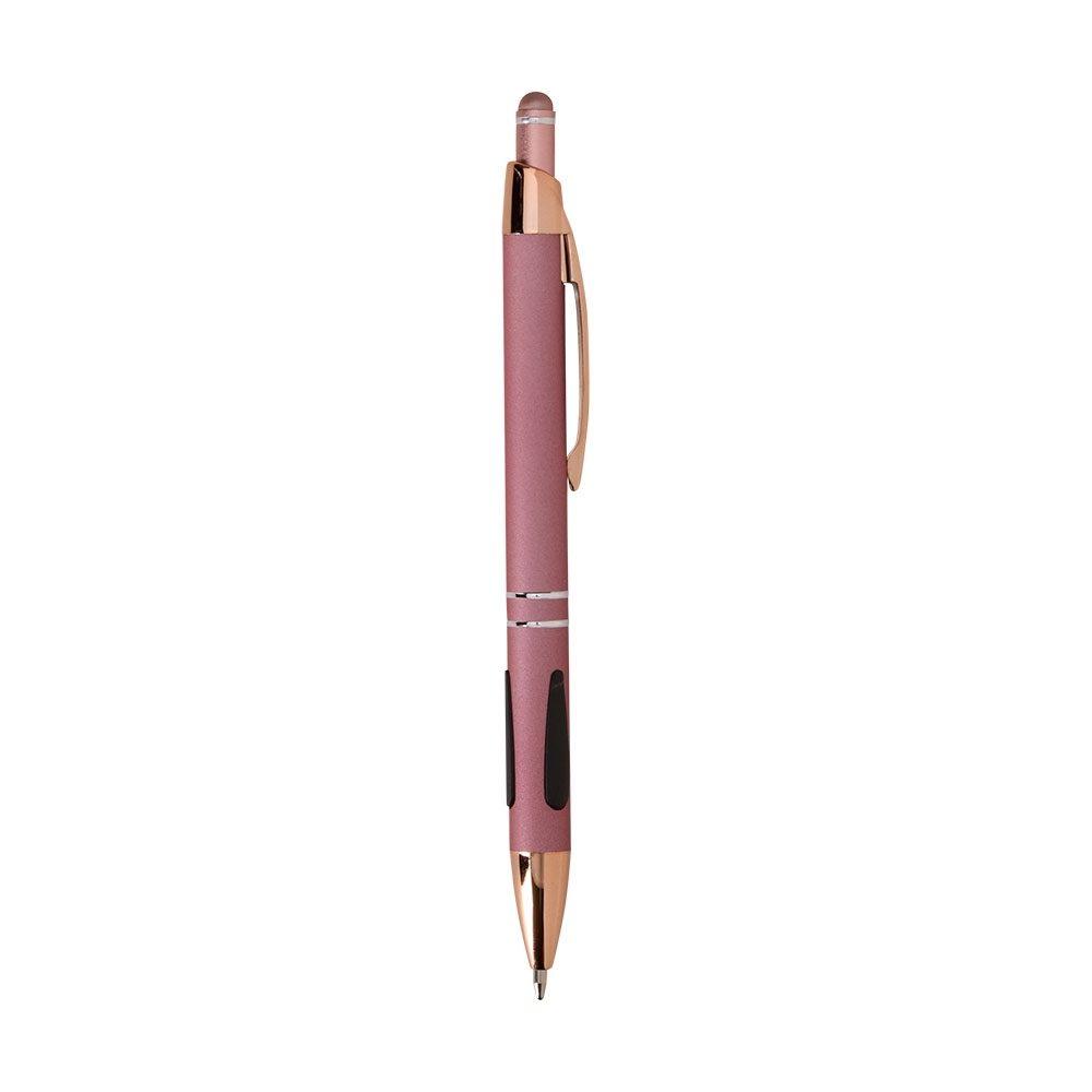 Caneta metal touch CA1675 na cor Rosa e cobre, brinde personalizado Sky Brindes