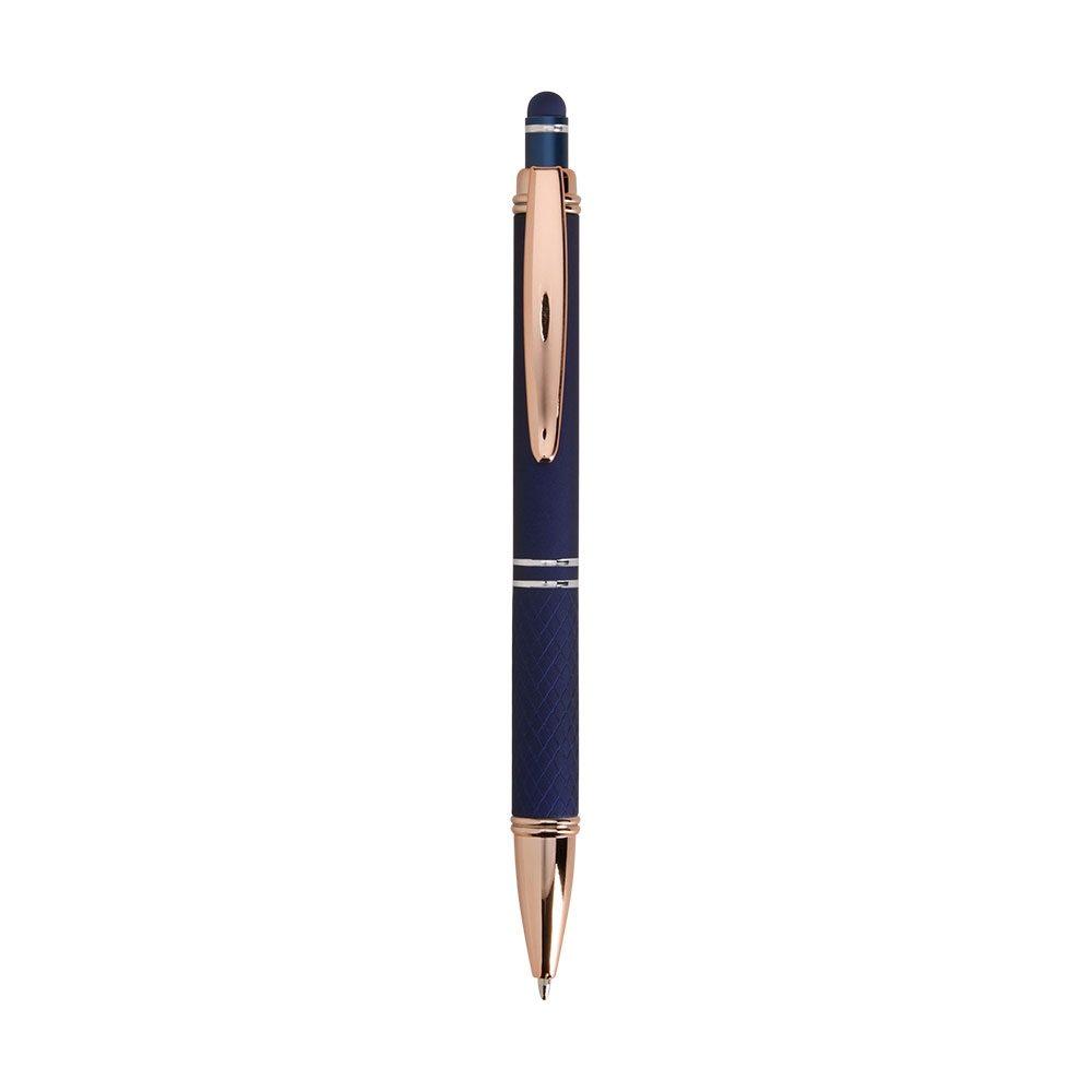 Caneta metal touch CA1690 na cor Verde e cobre, brinde personalizado Sky Brindes