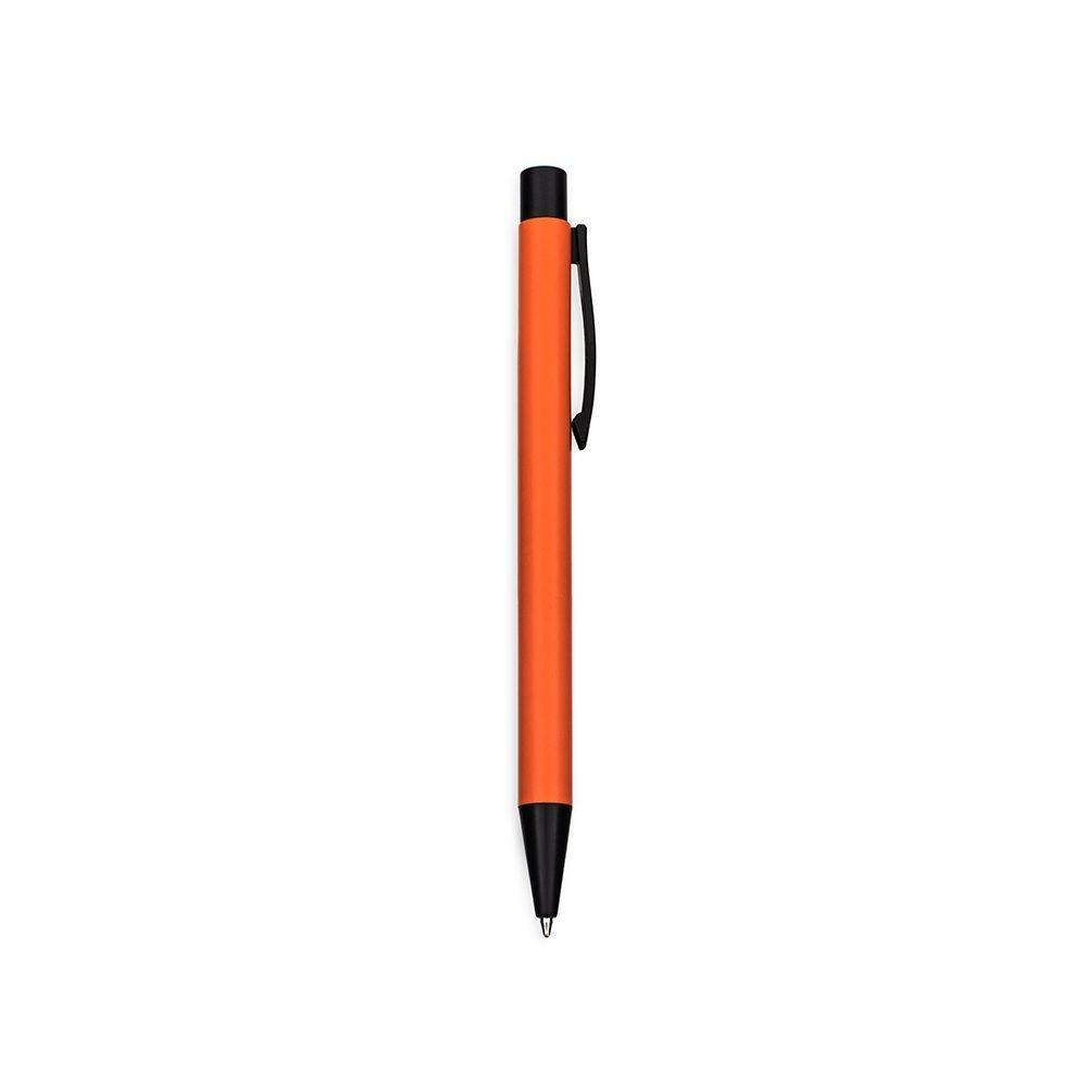 Caneta metal CA1692 na cor Laranja, brinde personalizado Sky Brindes