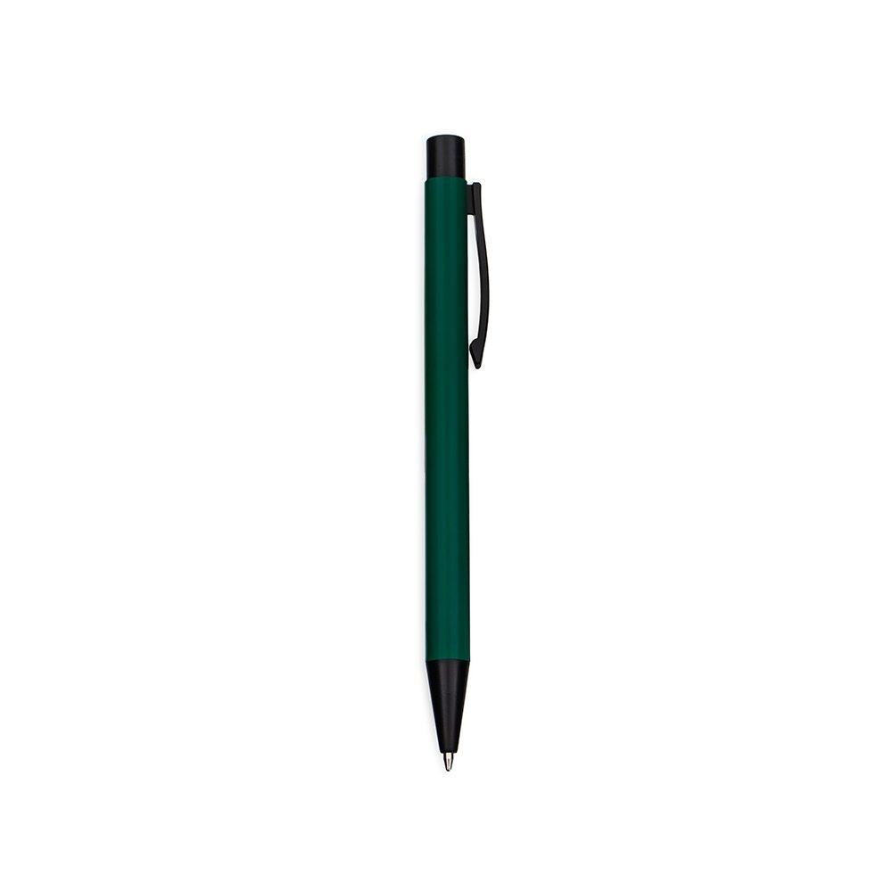 Caneta metal CA1692 na cor Verde e verde, brinde personalizado Sky Brindes
