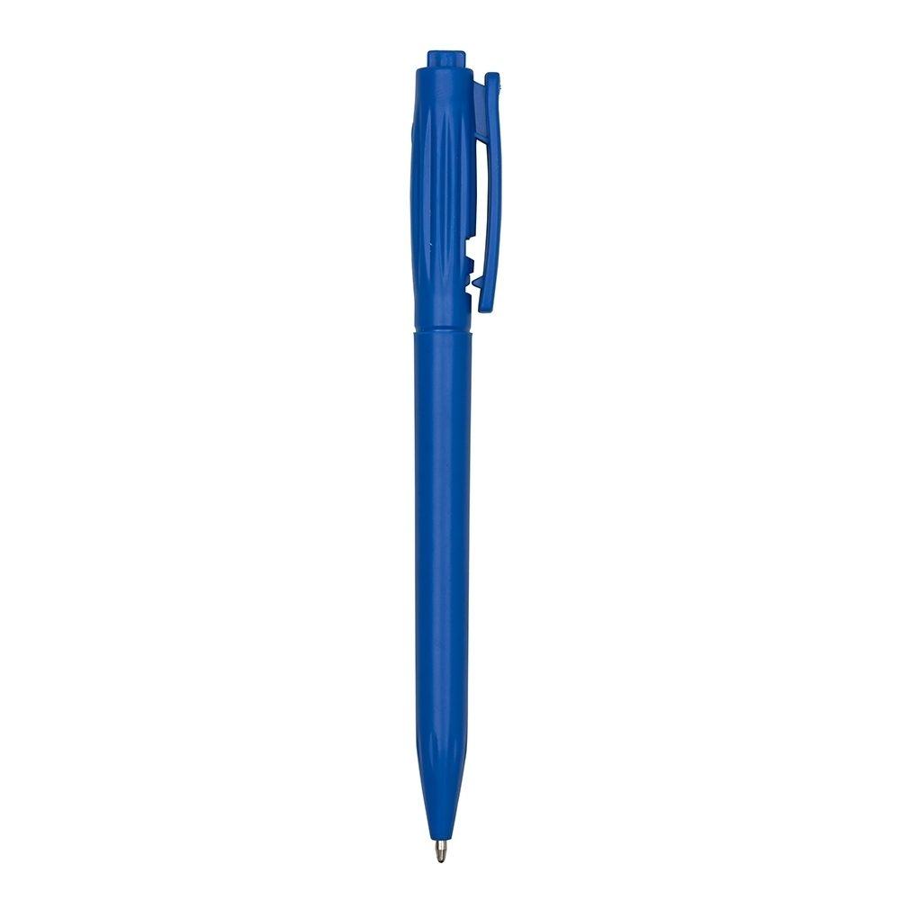 Caneta plástica CA1699 na cor Azul, brinde personalizado Sky Brindes