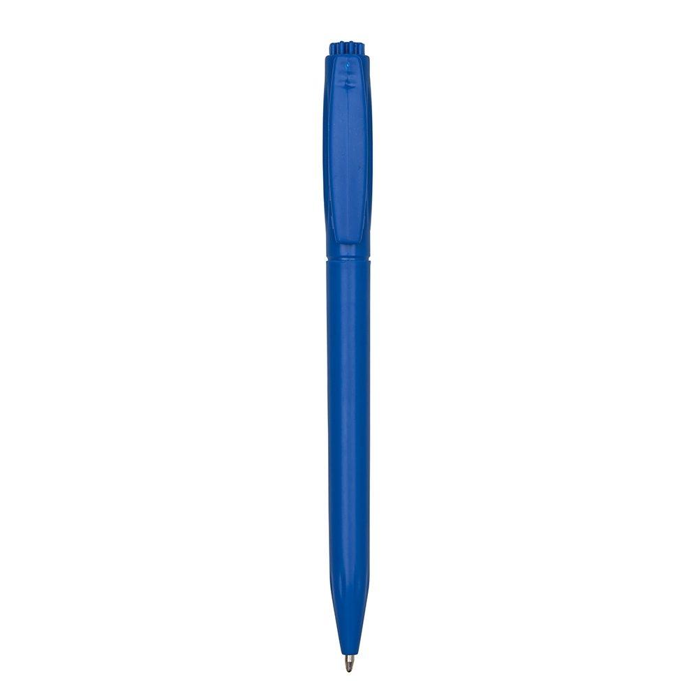 Caneta plástica CA1699 na cor Azul, brinde personalizado Sky Brindes