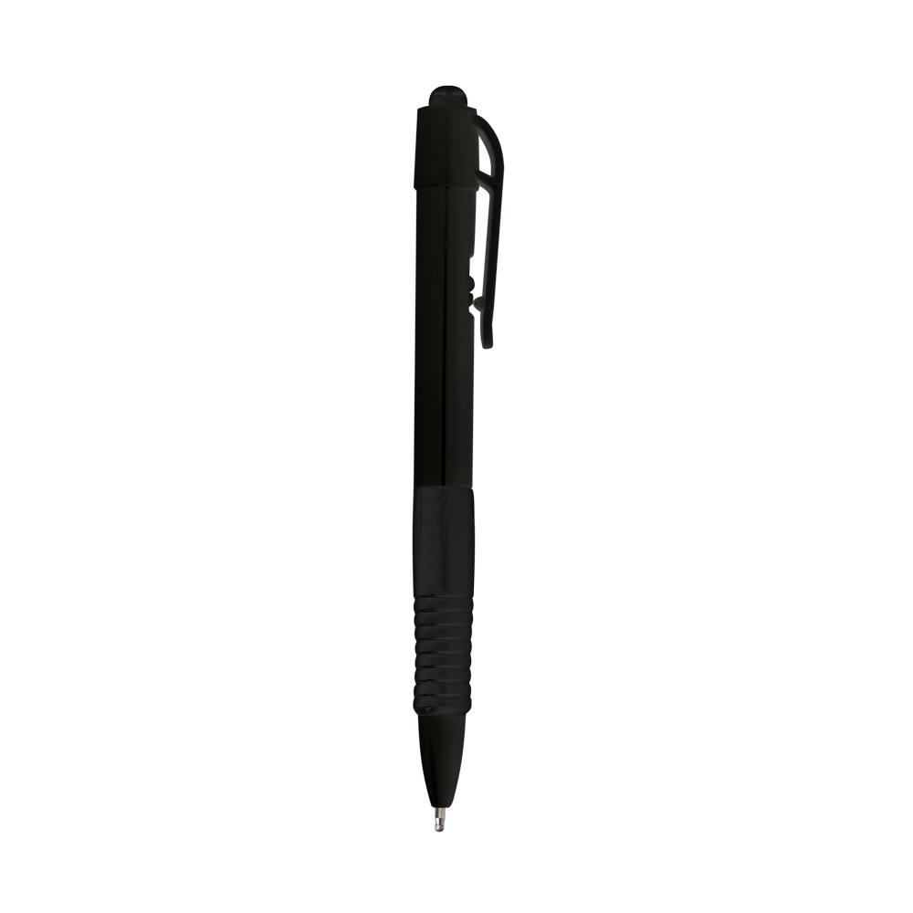 Caneta c carga preta CA1729 na cor Preto e preto, brinde personalizado Sky Brindes