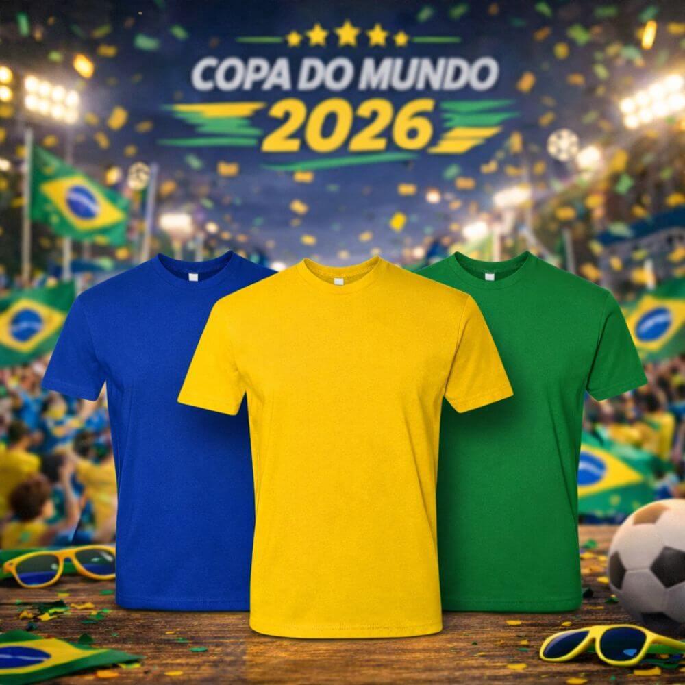 Camiseta Unissex 100% Algodão