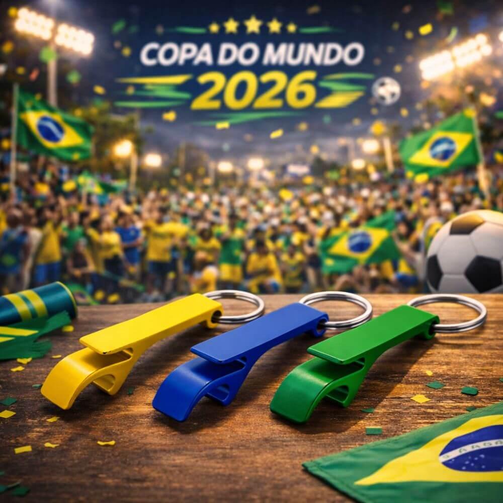 Chaveiro Abridor Brasil 2026