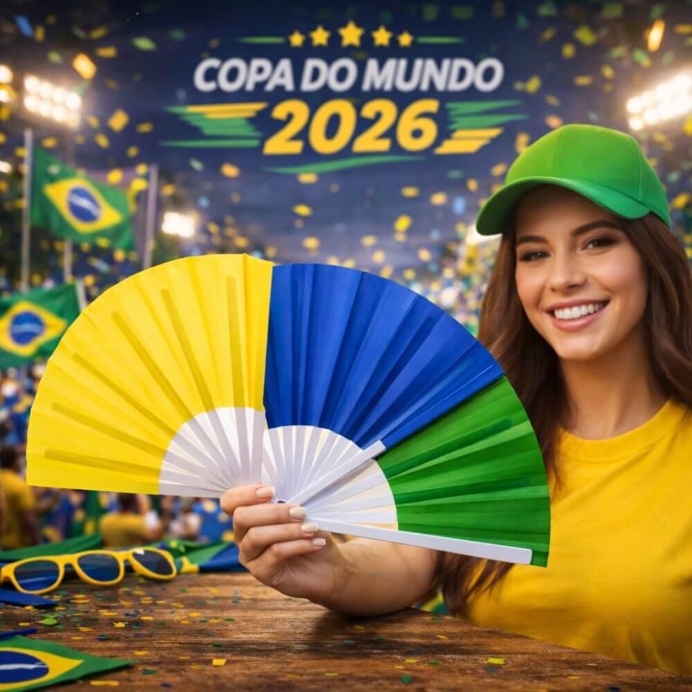 Leque de Plástico Brasil 2026