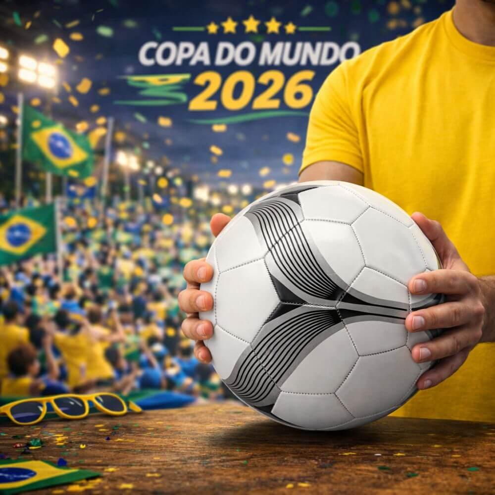 Bola de Futebol Brasil 2026