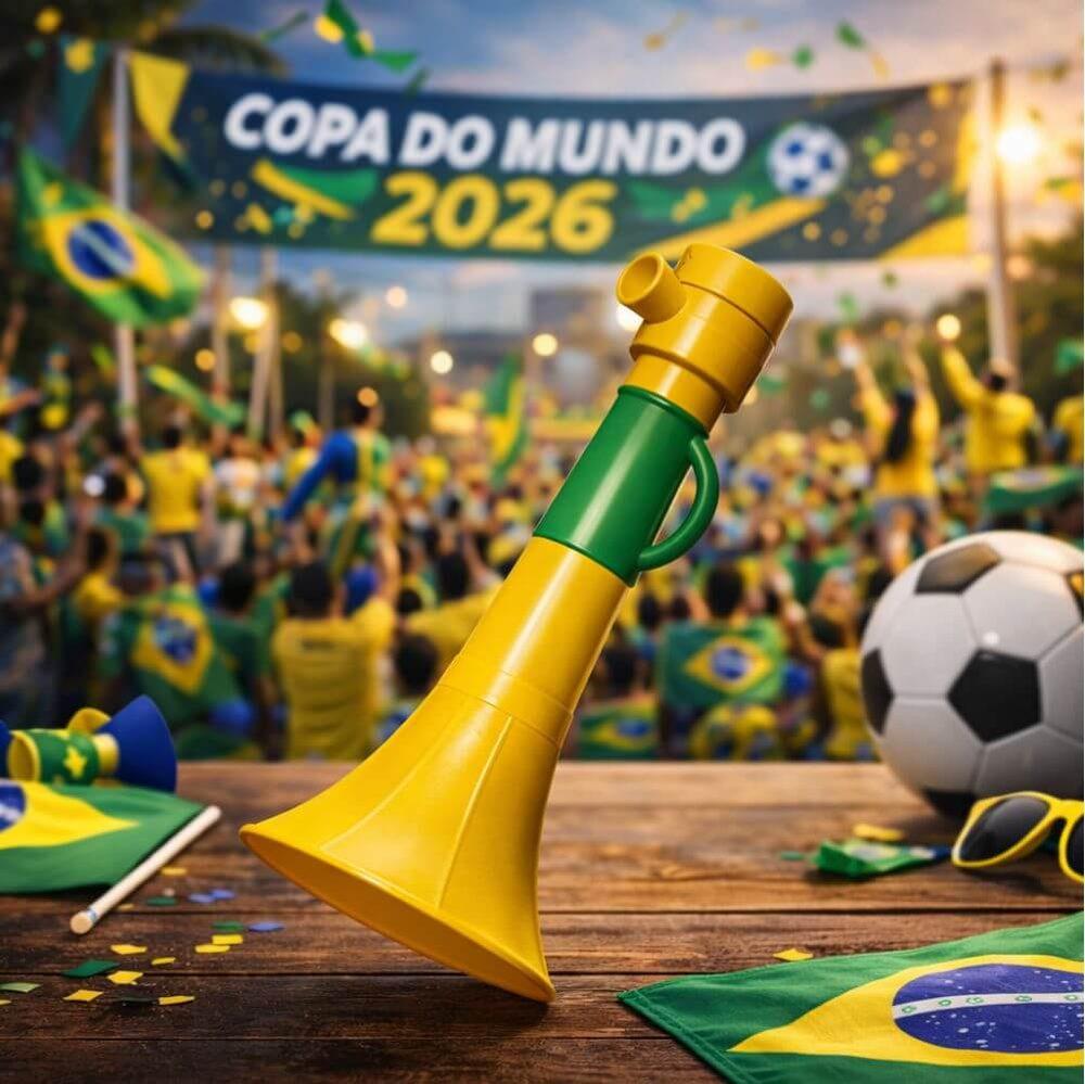 Corneta Plástica Brasil 2026