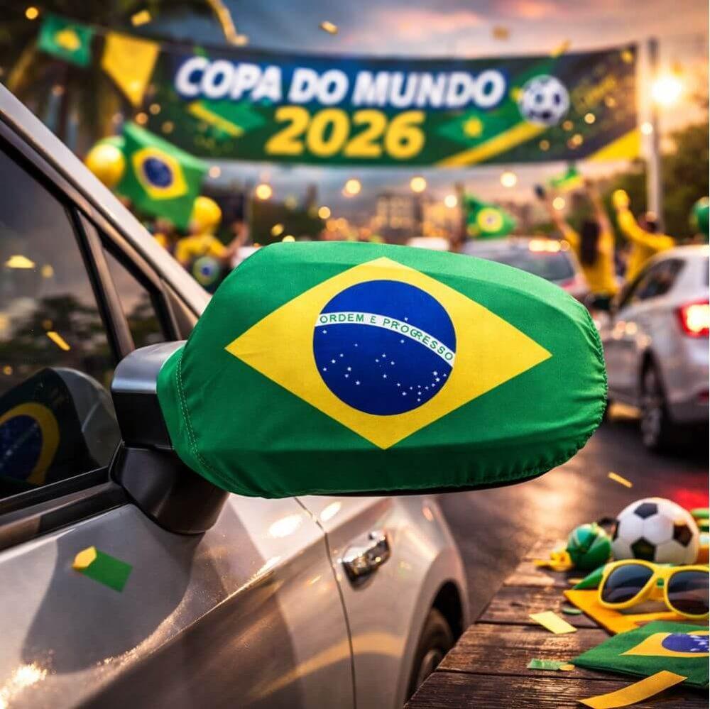 Capa de Retrovisor Brasil 2026