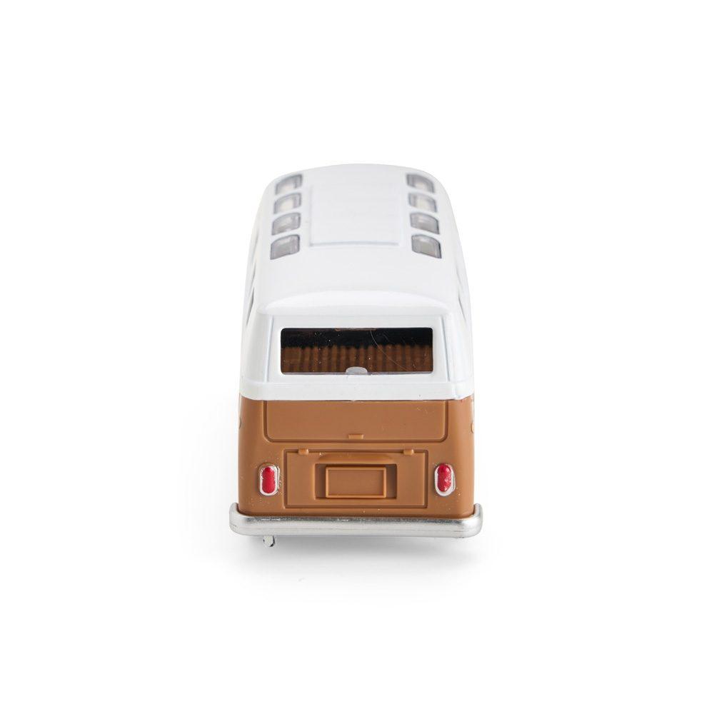 Carro miniatura DC0003 na cor Marrom e branco, brinde personalizado Sky Brindes