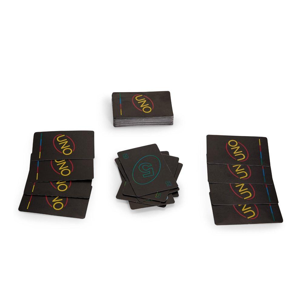 Jogo de cartas uno minimalista DC0004 na cor Preto, brinde personalizado Sky Brindes