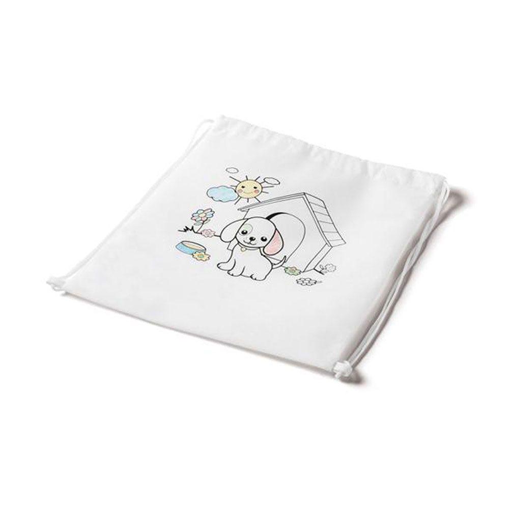 Sacochila em non-woven DI0343 na cor Único, brinde personalizado Sky Brindes