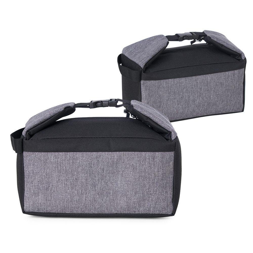 Bolsa Térmica 5,5 Litros DI1257 na cor Cinza, brinde personalizado Sky Brindes