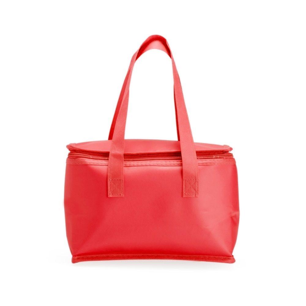 Bolsa Térmica 10 Litros DI1459 na cor Vermelho, brinde personalizado Sky Brindes