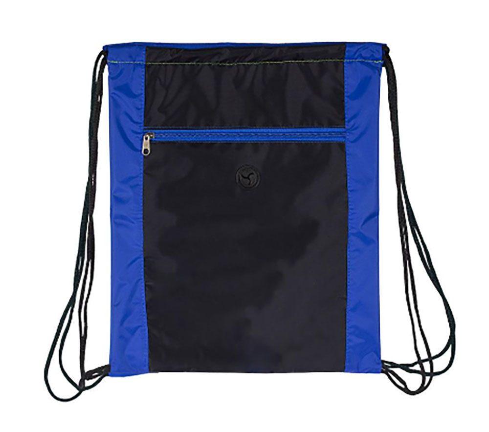 Sacochila em Nylon DI1512 na cor Azul, brinde personalizado Sky Brindes