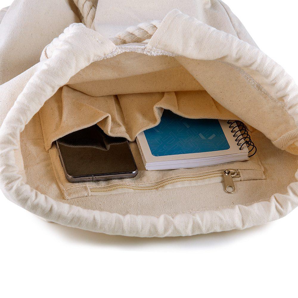 Sacochila DI1513 na cor Único, brinde personalizado Sky Brindes