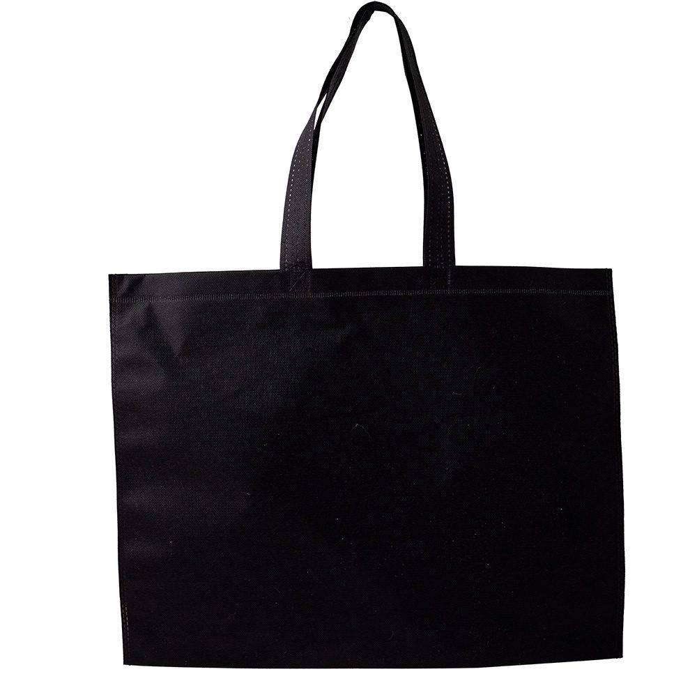 Sacola de TNT DI1529 na cor Preto, brinde personalizado Sky Brindes