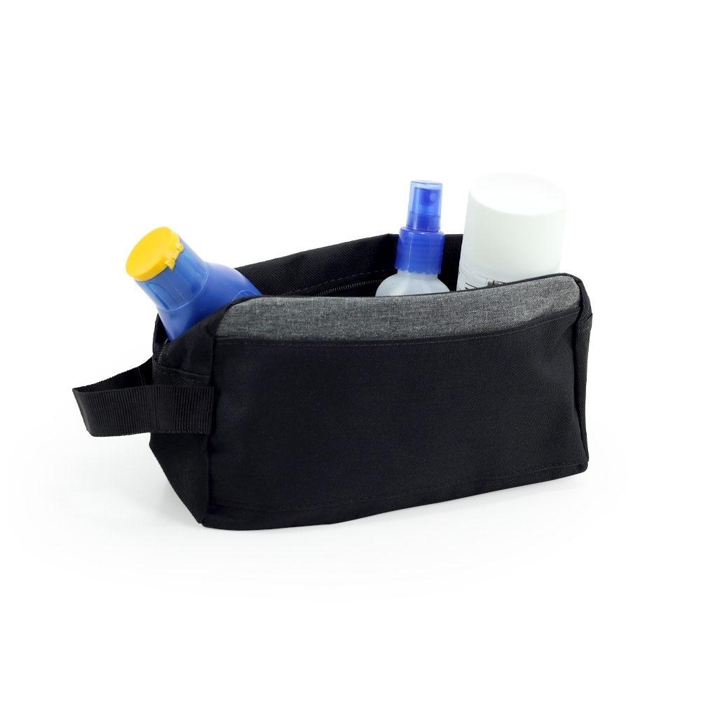 Necessaire DI1542 na cor Preto, brinde personalizado Sky Brindes