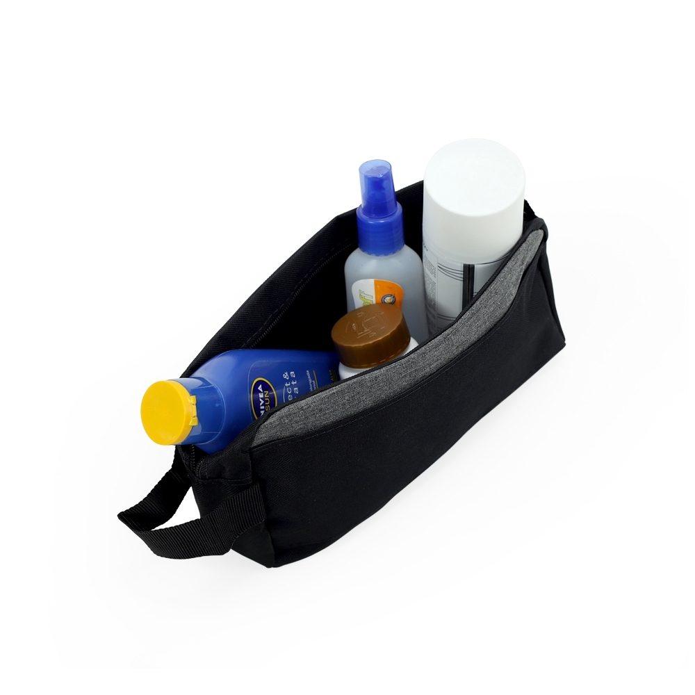 Necessaire DI1542 na cor Preto, brinde personalizado Sky Brindes