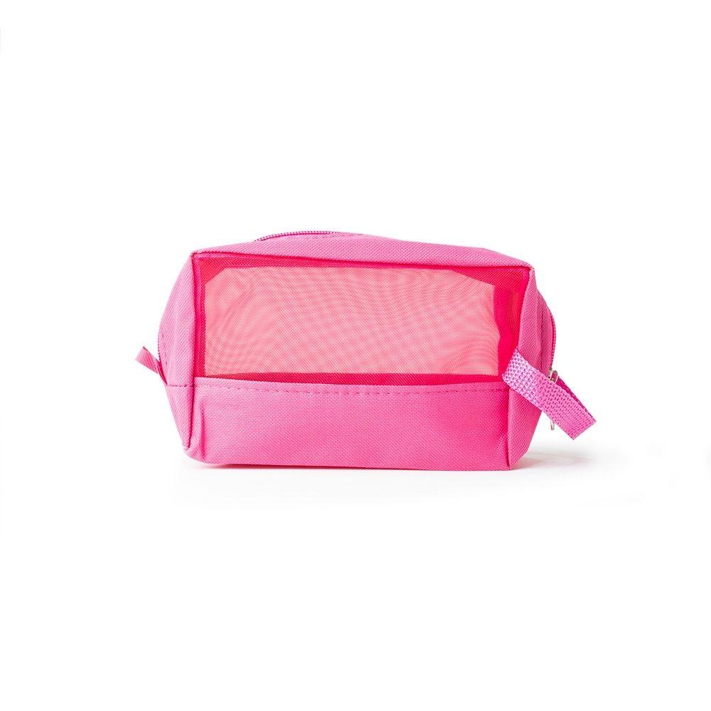 Necessaire DI1547 na cor Rosa, brinde personalizado Sky Brindes