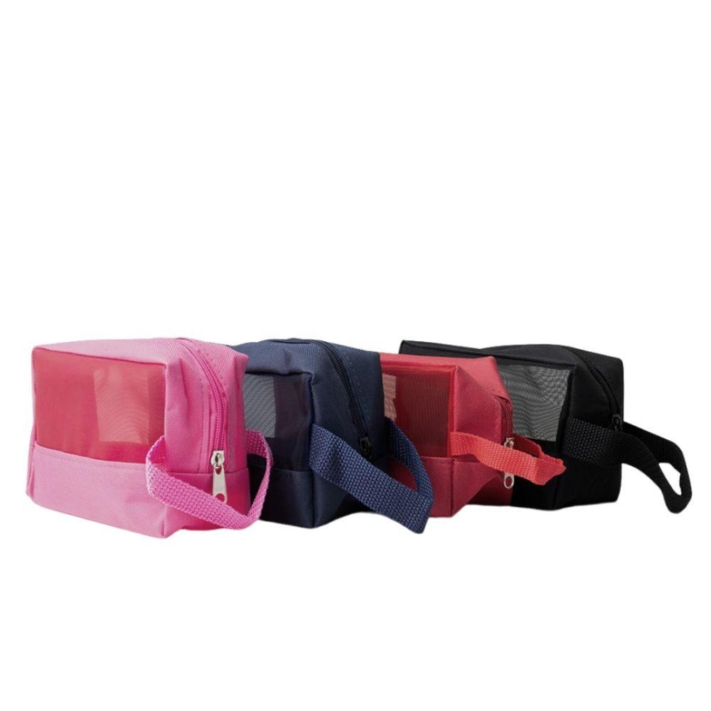 Necessaire DI1547 na cor Azul marinho, brinde personalizado Sky Brindes