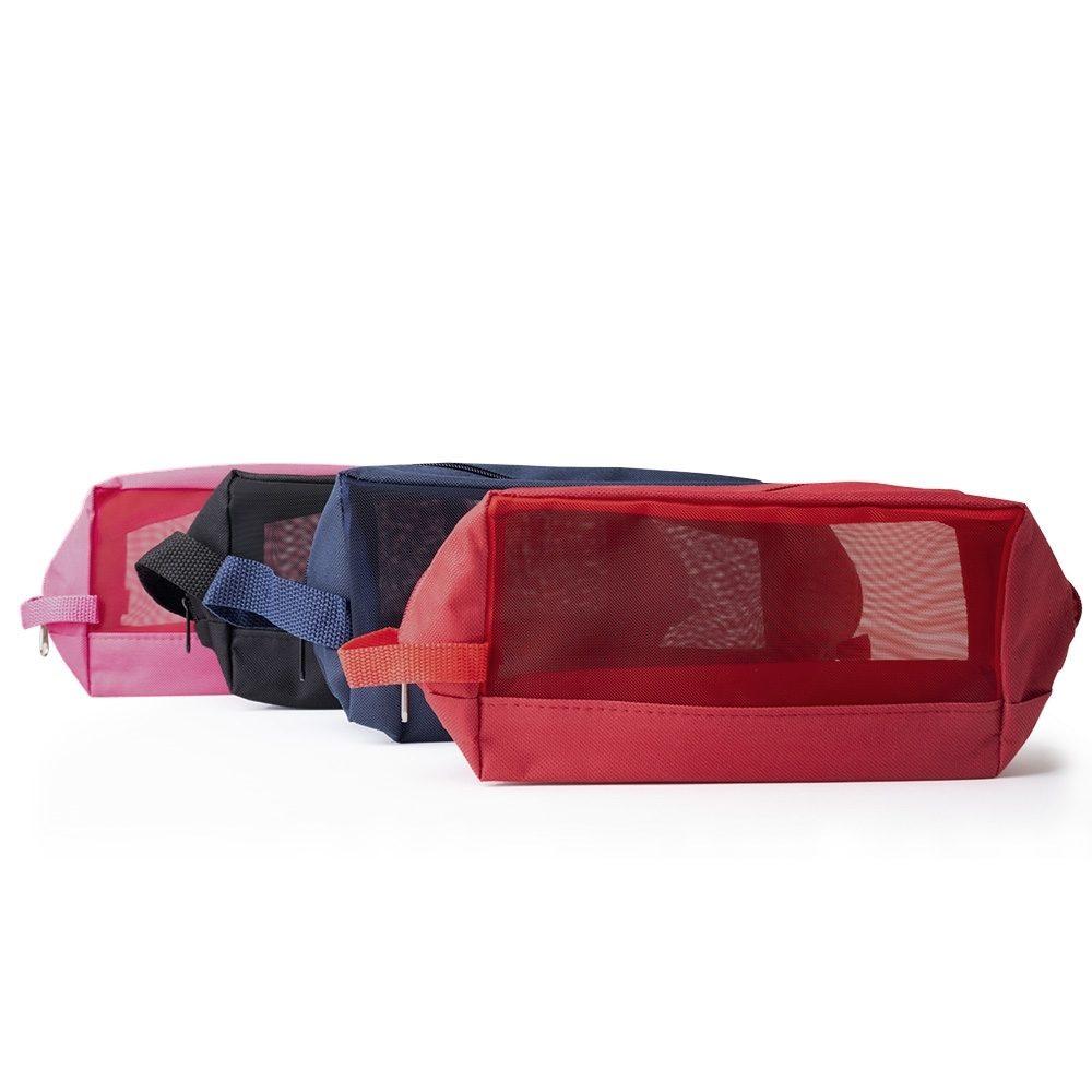 Necessaire DI1548 na cor Azul marinho, brinde personalizado Sky Brindes