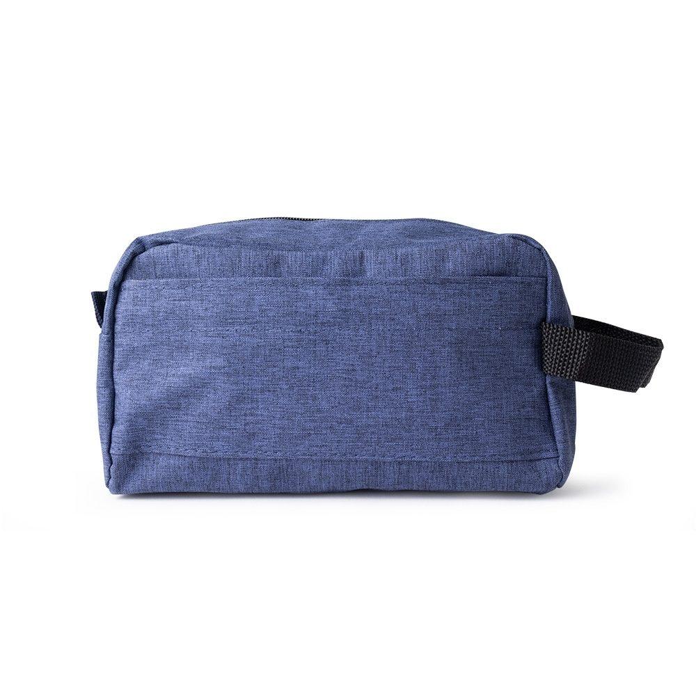Necessaire DI1549 na cor Azul, brinde personalizado Sky Brindes