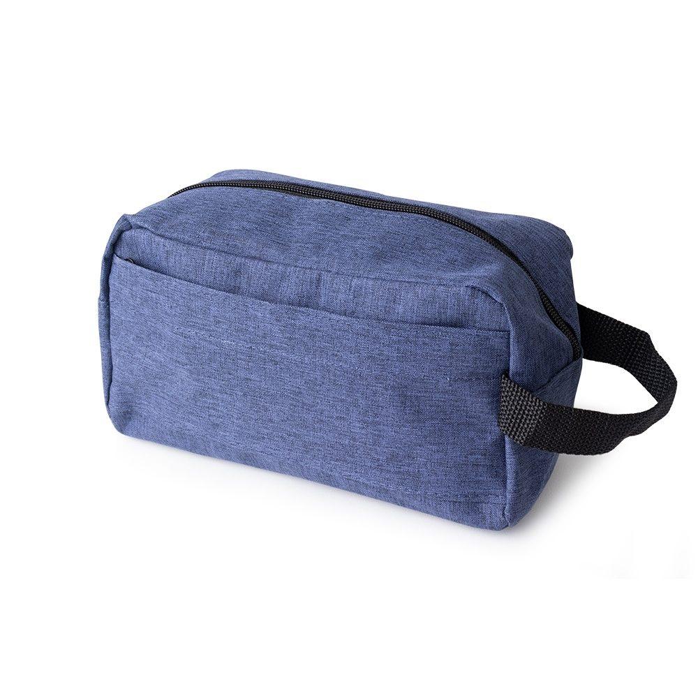 Necessaire DI1549 na cor Azul, brinde personalizado Sky Brindes