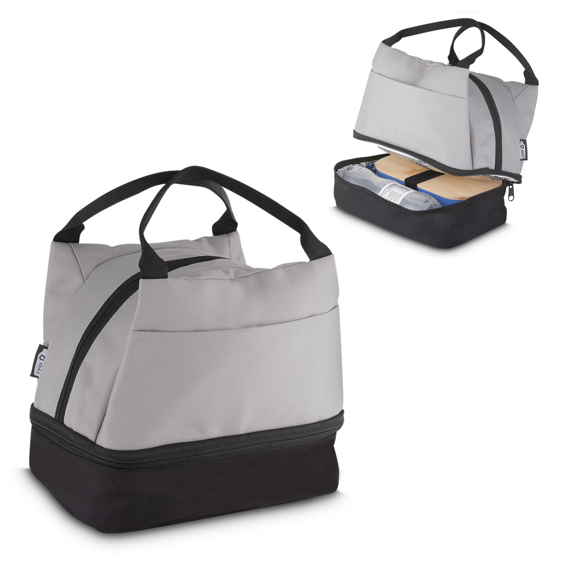 Bolsa Térmica DI1557 na cor Preto, brinde personalizado Sky Brindes