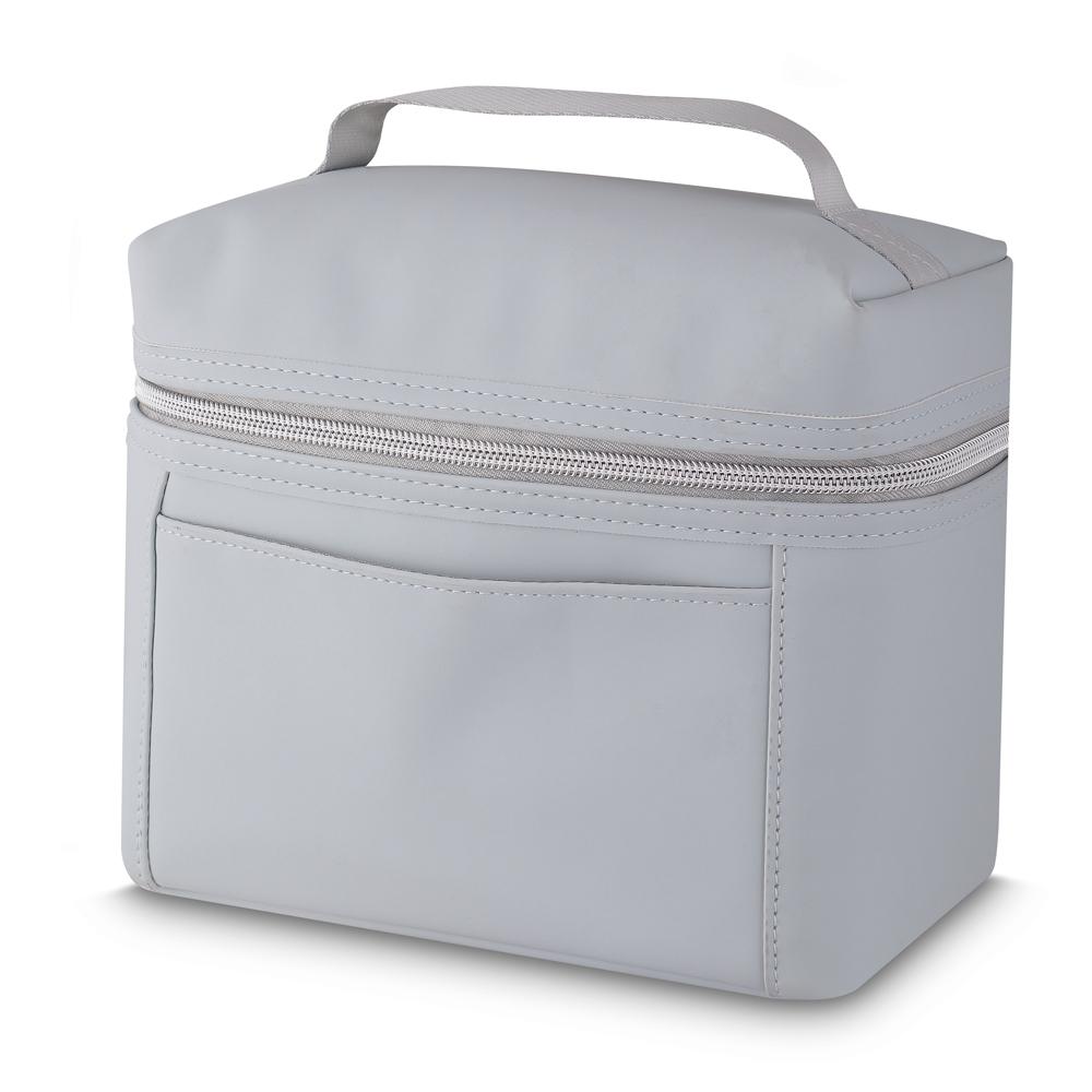 Bolsa Térmica DI1560 na cor Cinza, brinde personalizado Sky Brindes