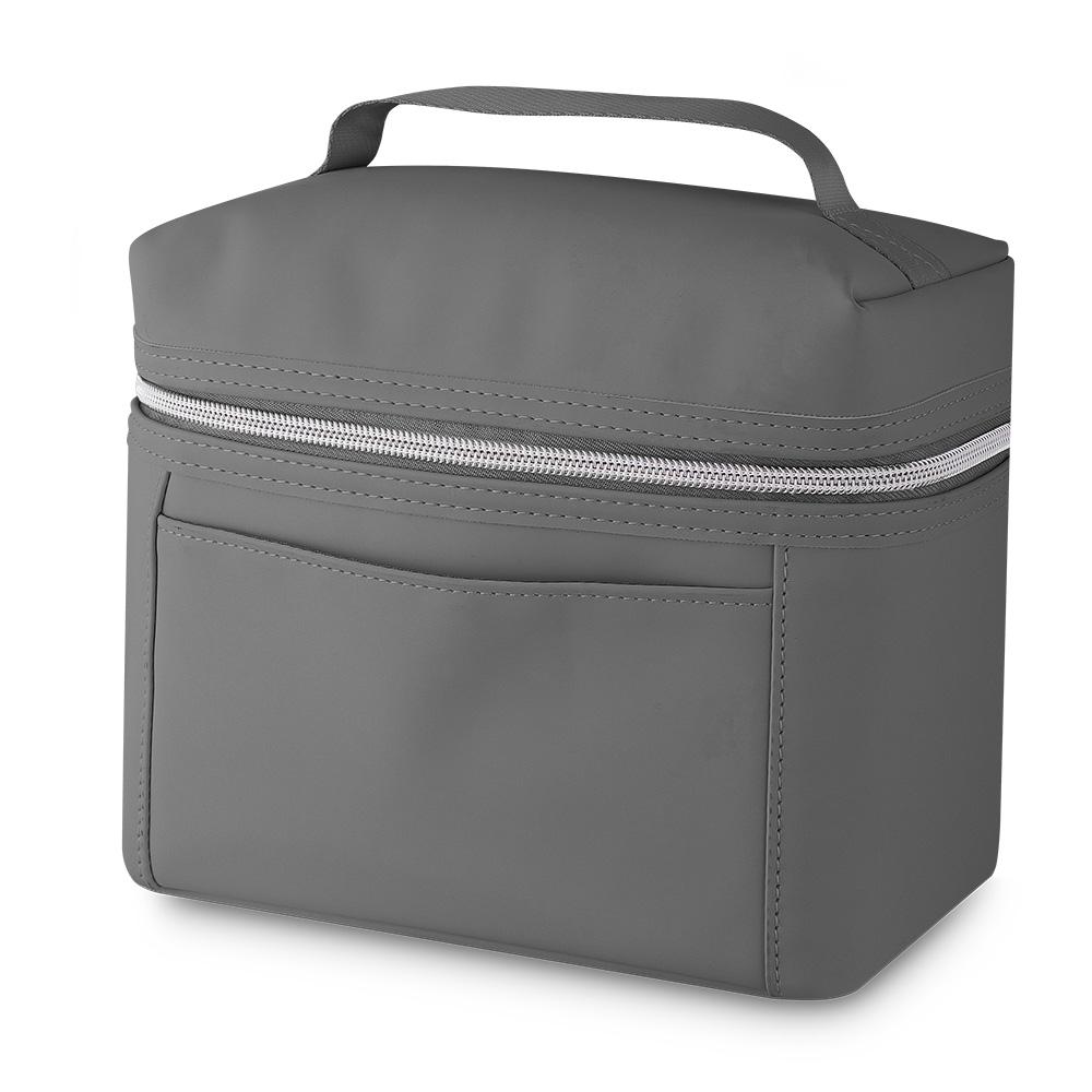 Bolsa Térmica DI1560 na cor Grafite, brinde personalizado Sky Brindes