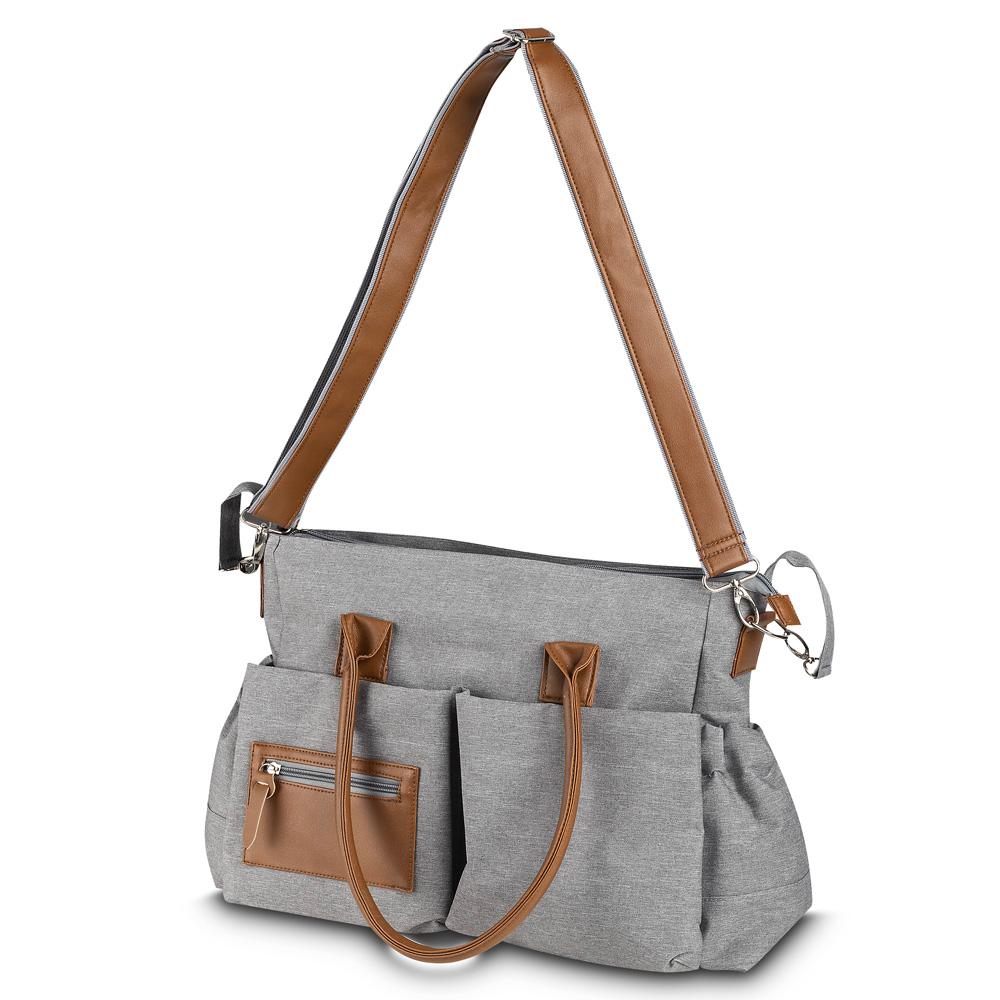 Bolsa Multifuncional DI1561 na cor Cinza, brinde personalizado Sky Brindes