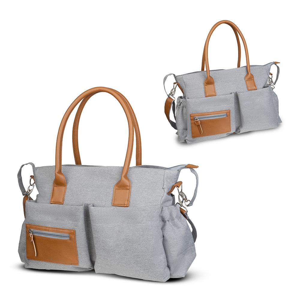 Bolsa Multifuncional DI1561 na cor Cinza, brinde personalizado Sky Brindes