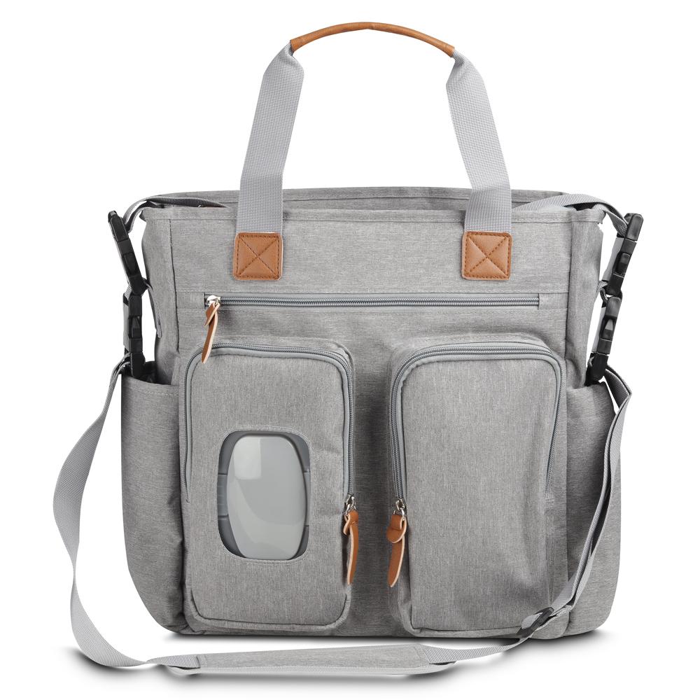 Bolsa Multifuncional DI1567 na cor Cinza, brinde personalizado Sky Brindes