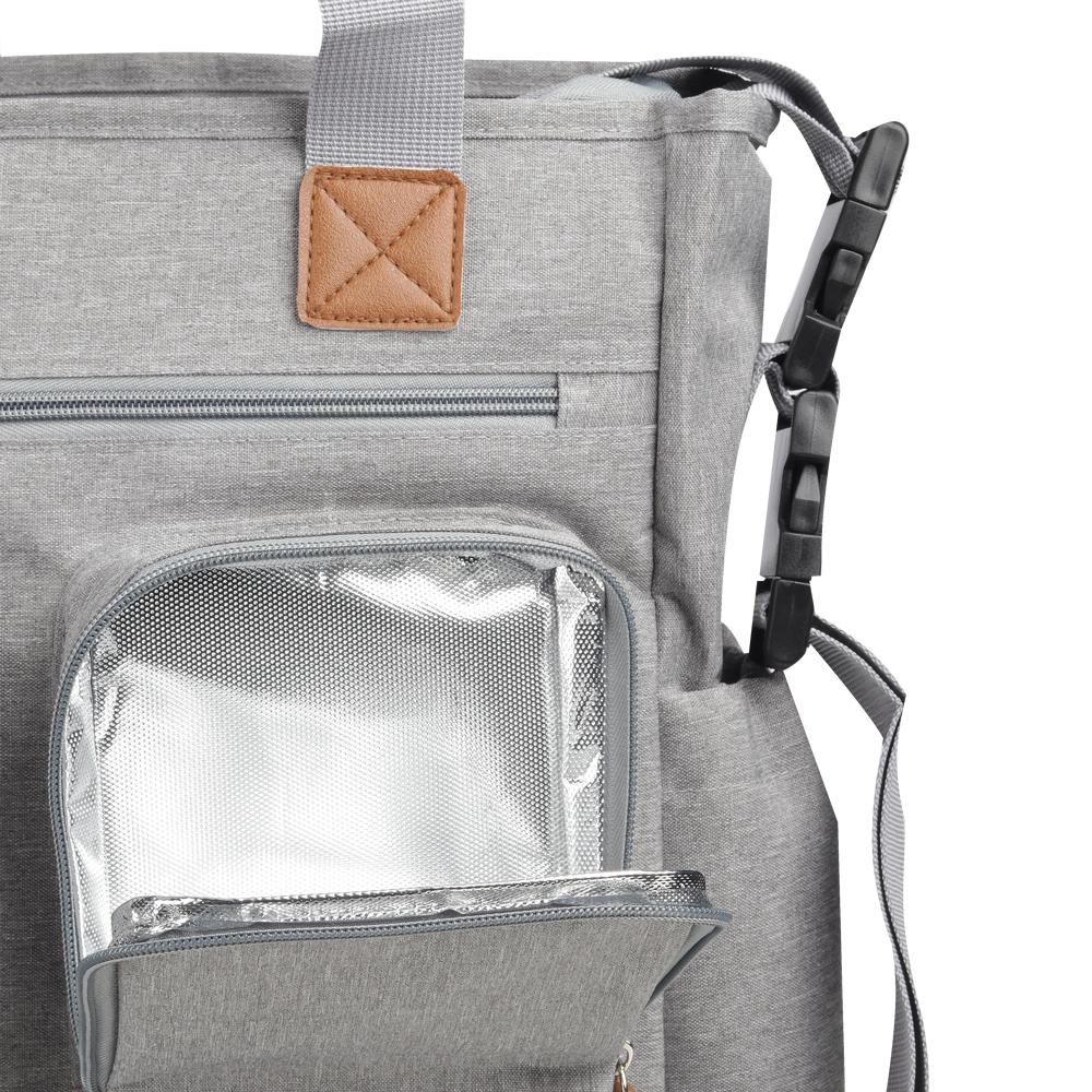Bolsa Multifuncional DI1567 na cor Cinza, brinde personalizado Sky Brindes