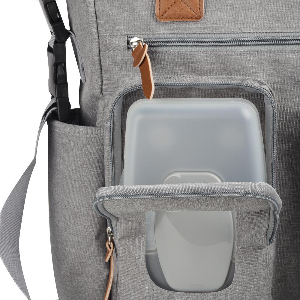 Bolsa Multifuncional DI1567 na cor Cinza, brinde personalizado Sky Brindes